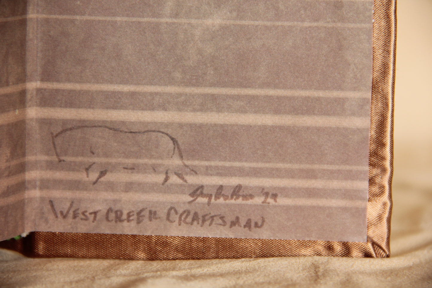 Hand Bound Bronze Journal