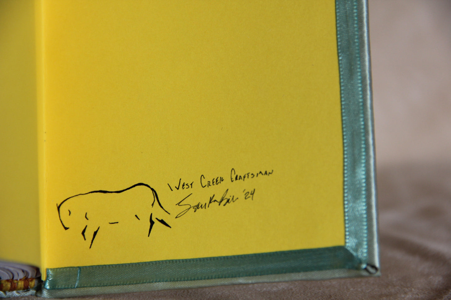 Hand Bound Green Journal