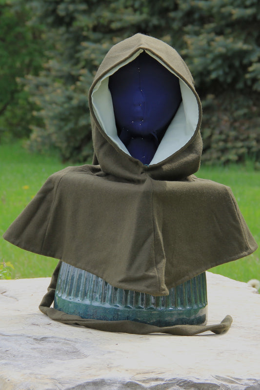 Liripipe Hood, Green