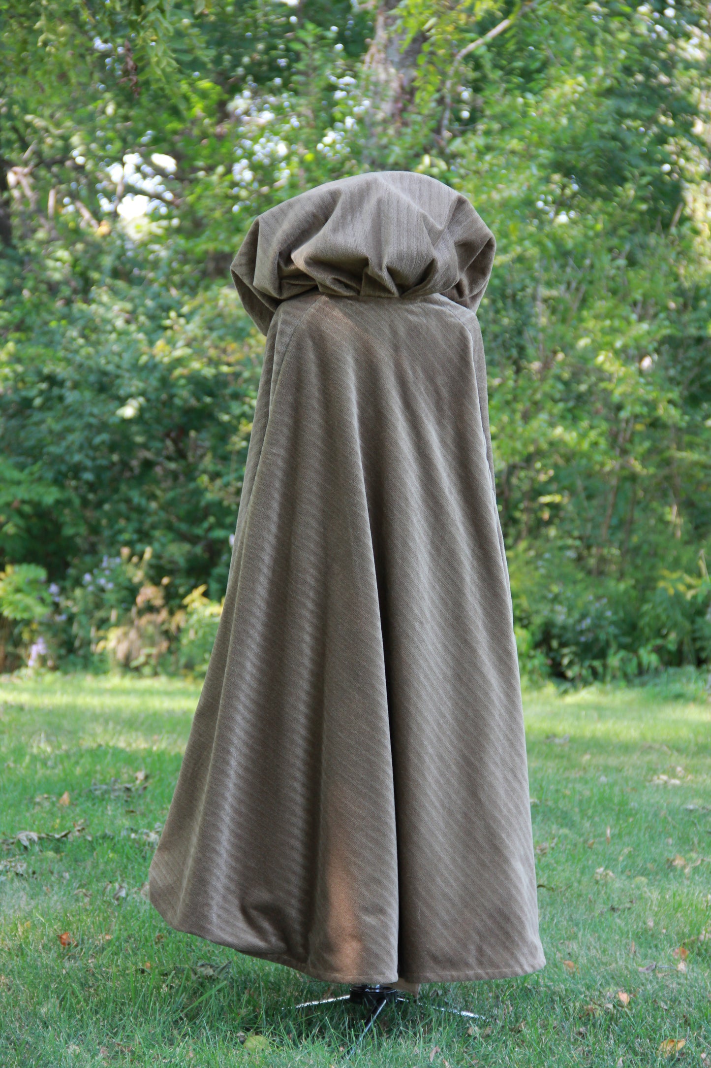 Olive Velvet cloak