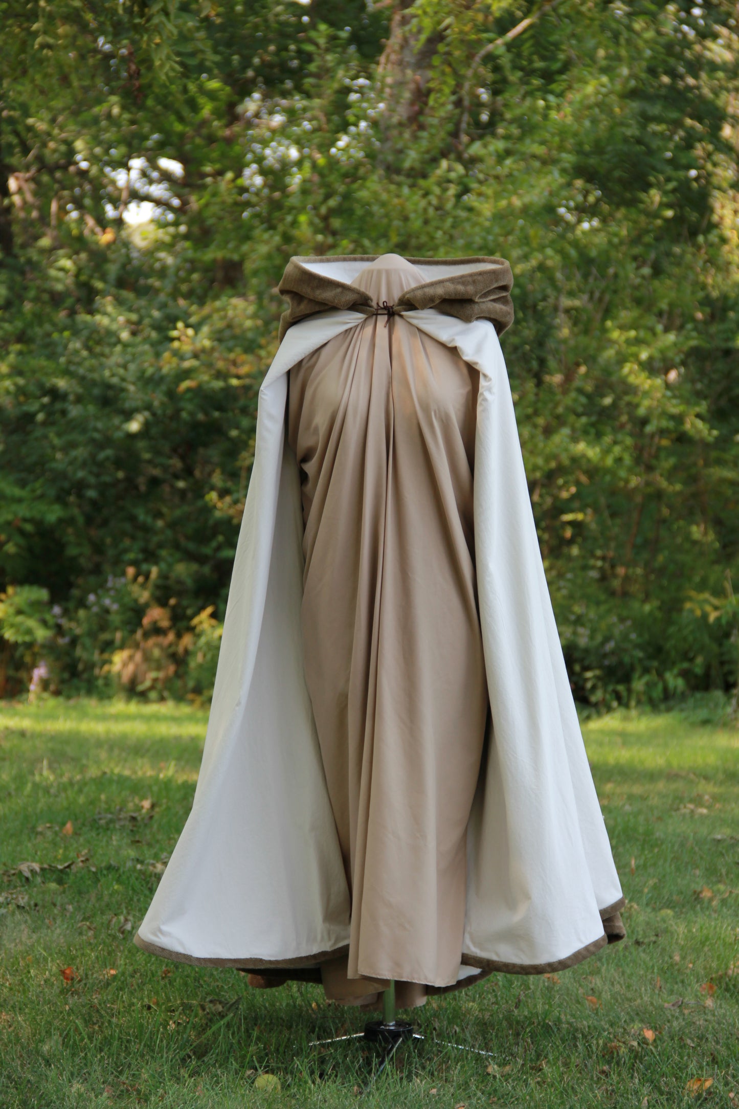 Olive Velvet cloak