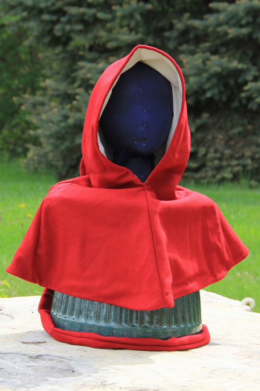 Liripipe Hood, Red